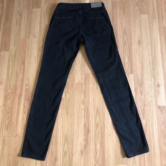 Fabiana Filippi Skinny Black-Gray Jeans Silver Line Pockets - Picture 11 of 11